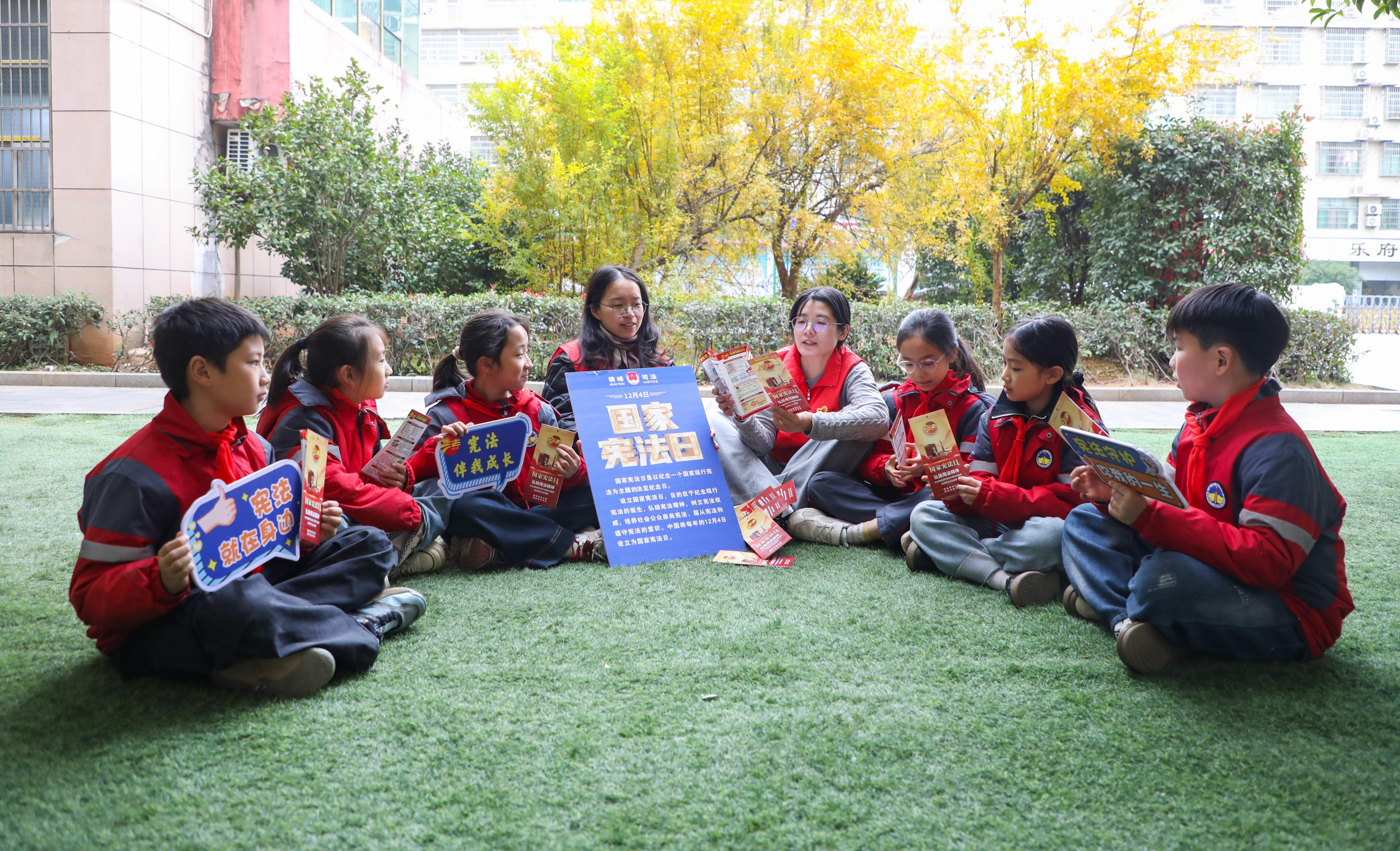 江西橫峰：憲法宣傳進(jìn)校園